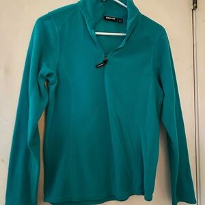 Extra small Kirkland teal quarter zip fleece